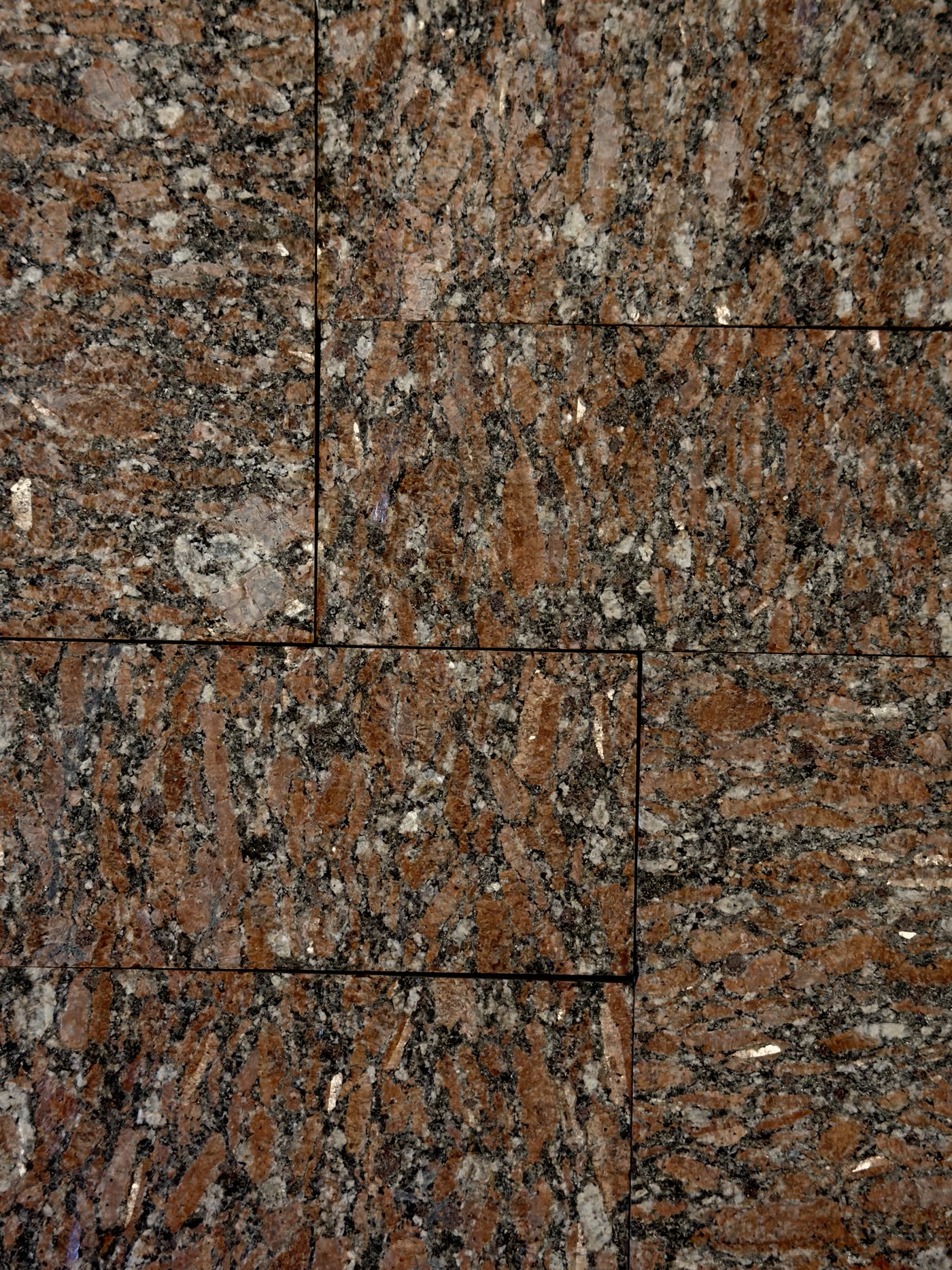Piatră Granit Rosso Santiago Fațetat 4 laterale, suprafață fiamat, cod GRN-114, 20 × 10 × 3 cm, granit natural