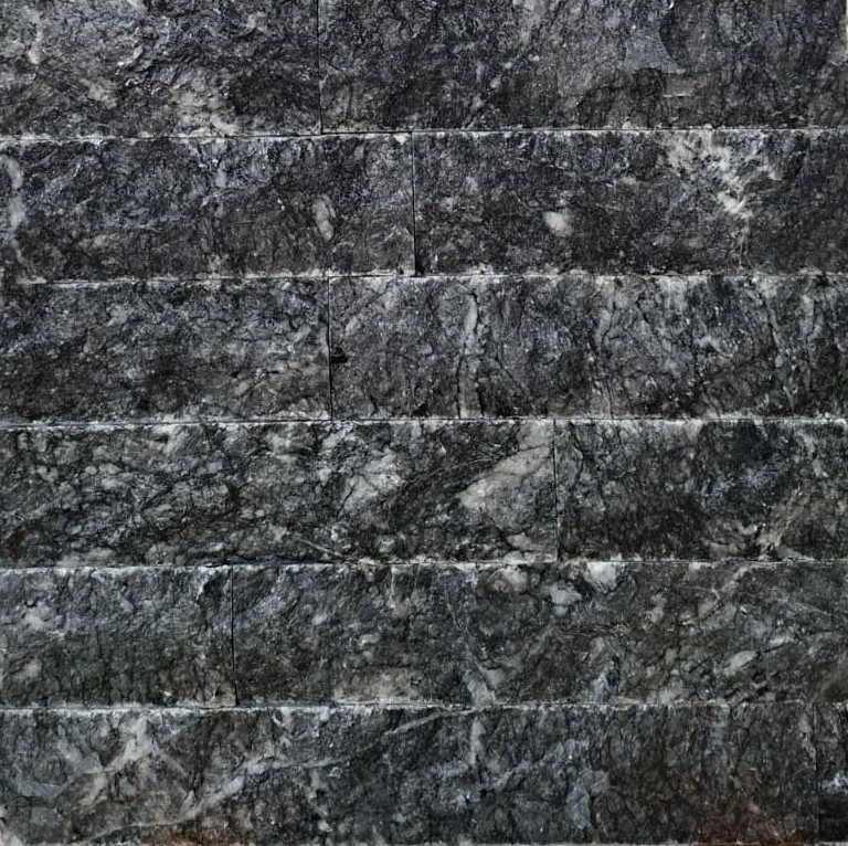Marmură Black Scăpitat, cod PND-106, piatră naturală decorativă scăpitată
